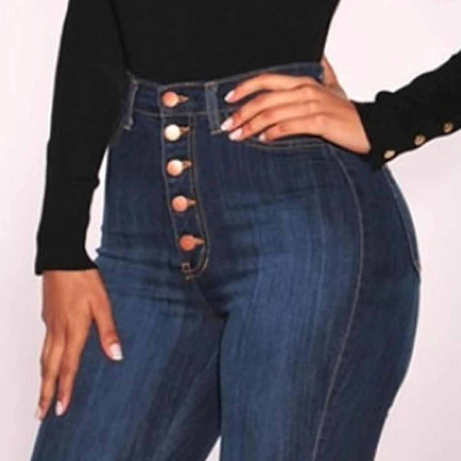 Женские джинсы Curvy High Waist с эффектом подтяжки — фото 4