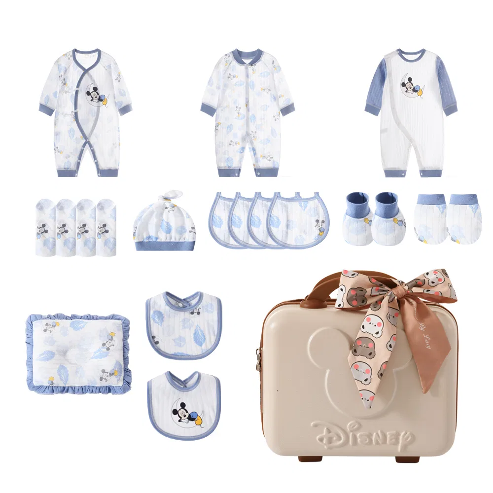 Детский подарочный набор Disney с чемоданом Mickey Mouse Summer Blue