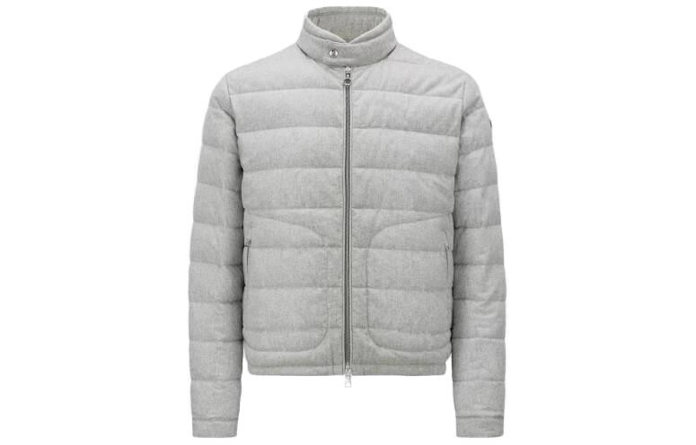 

Пуховик мужской серый Moncler