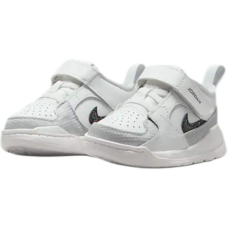 Jordan Stadium 90 нескользящие износостойкие низкие детские ботинки white для малышей — фото 4