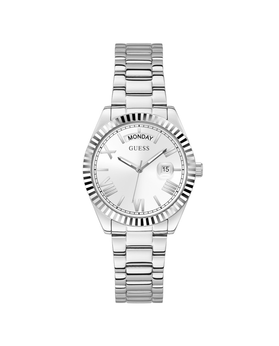 

Женские часы Luna GW0308L1 со стальным и серебряным ремешком Guess, серебро