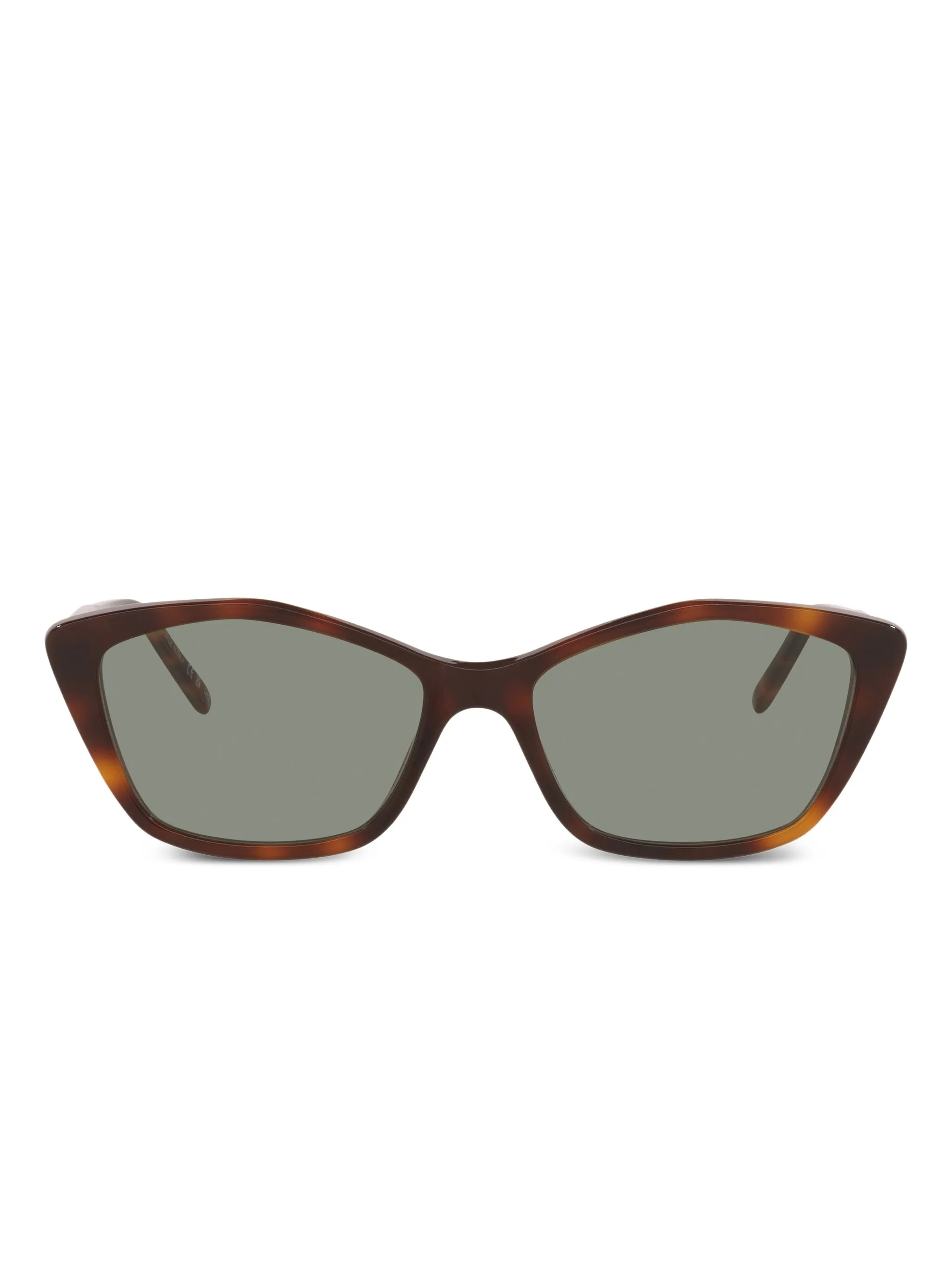 

Солнцезащитные очки в оправе кошачий глаз Saint Laurent, зеленый