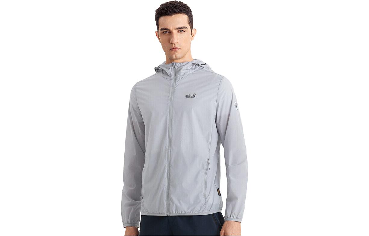 

JACK WOLFSKIN Мужская дышащая одежда с защитой от солнца, Oxford Gray/6038