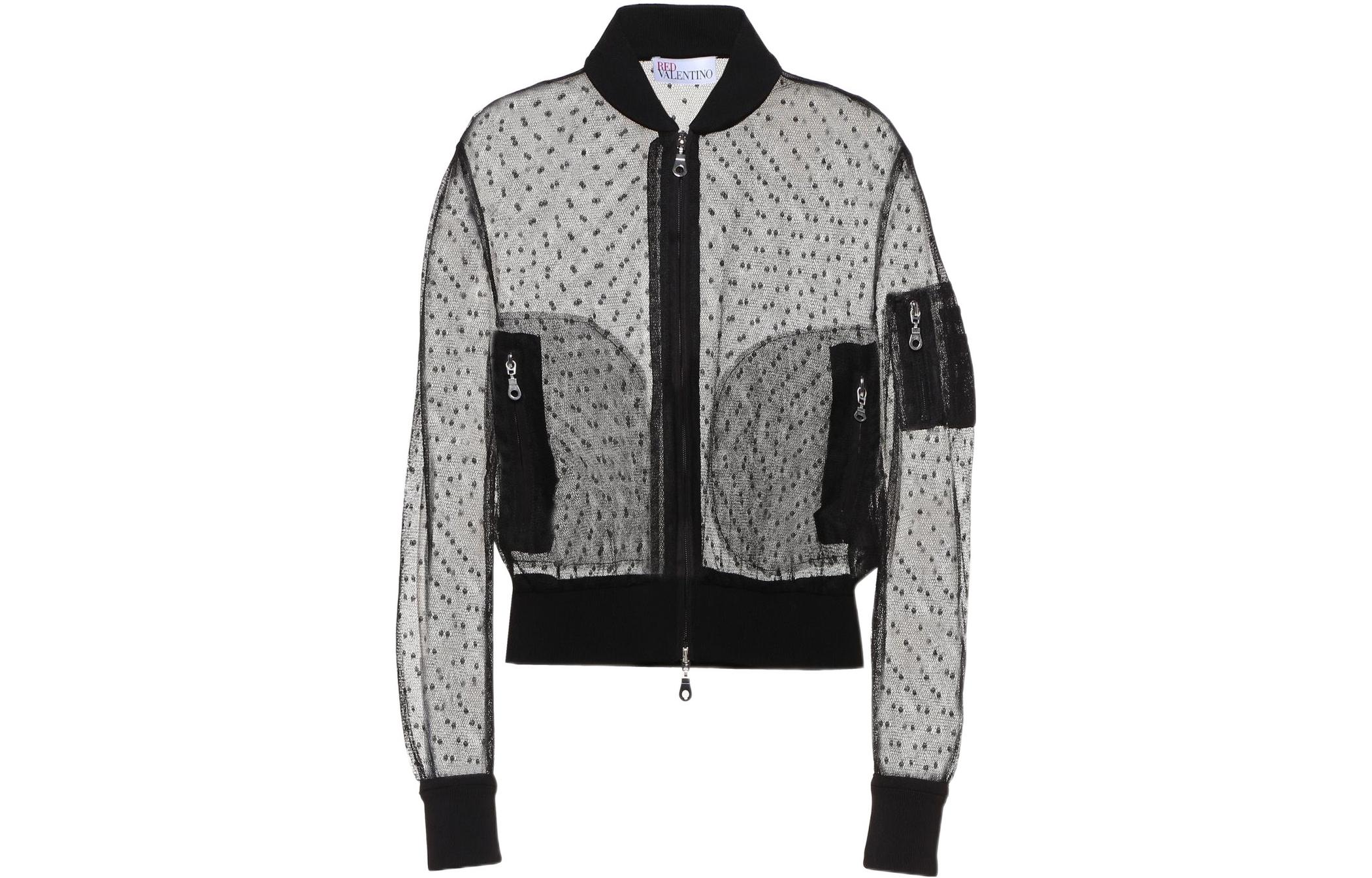 

RED VALENTINO Куртка женская черная, Black