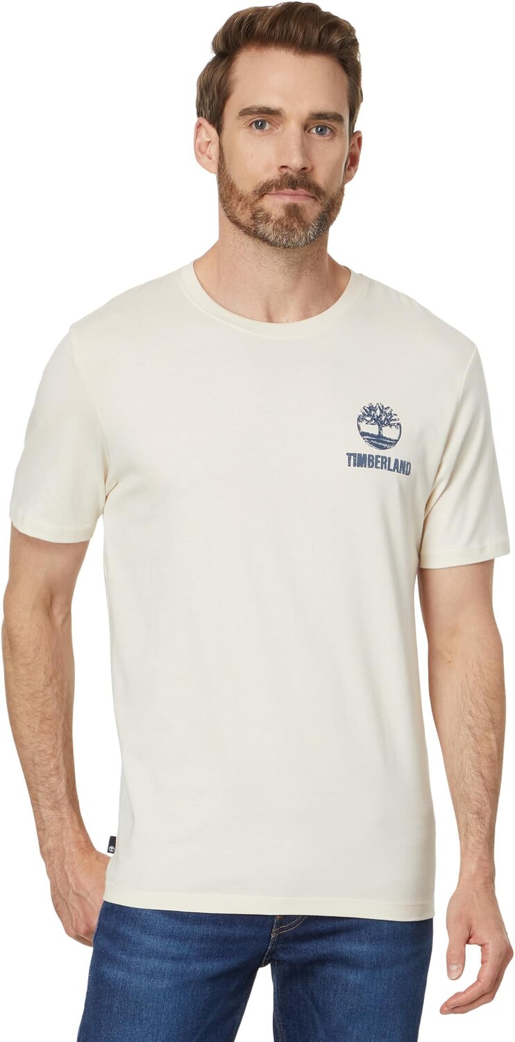 

Футболка Timberland Short Sleeve Back Logo Graphic Tee, цвет Undyed