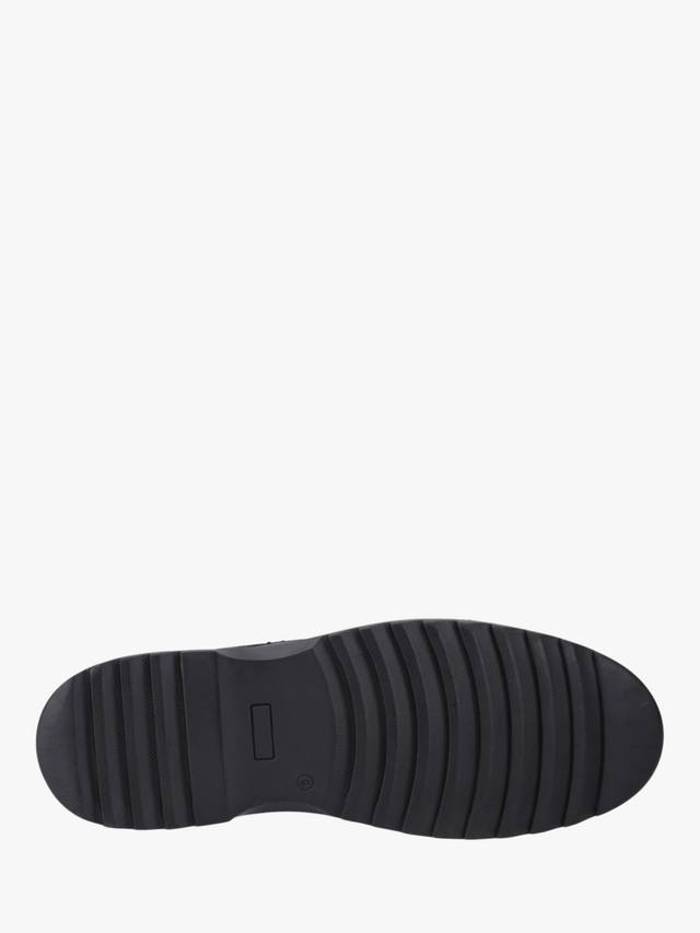 Детские школьные туфли Rocco Custom Fit из кожи Hush Puppies, Black — фото 4