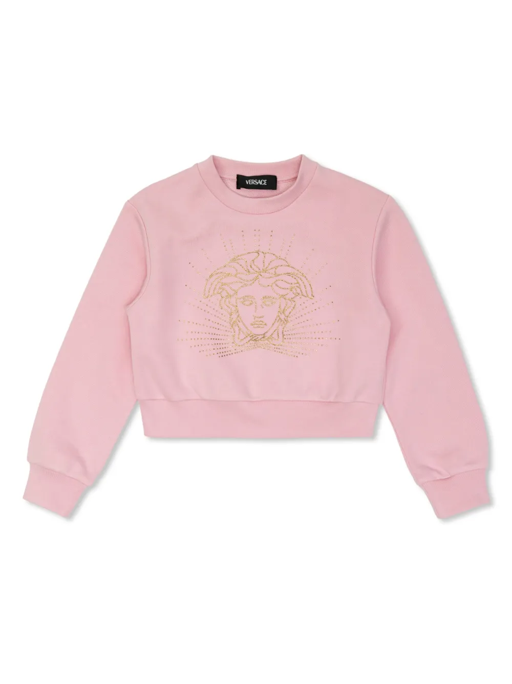 

Толстовка с логотипом Versace Kids, розовый
