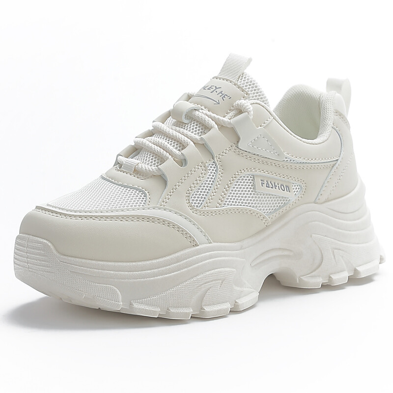 Кроссовки REIHUNG Chunky Sneakers Women's Low-top, серый