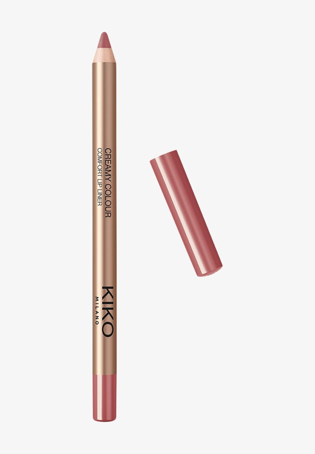 

Карандаш для губ New Creamy Color Comfort Lip Liner KIKO Milano, цвет pinkish brown