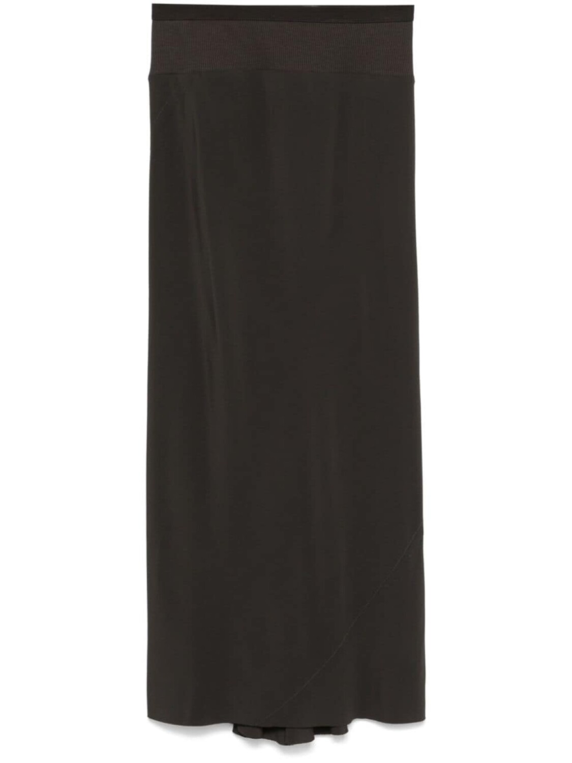 

Юбка миди Rick Owens Calf Bias, серый
