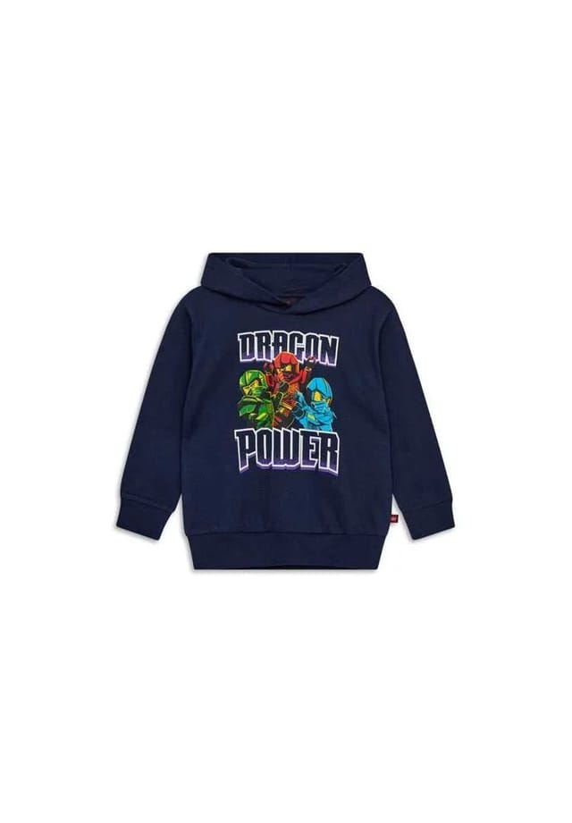

Детская толстовка с капюшоном из хлопка Lego Wear, синий