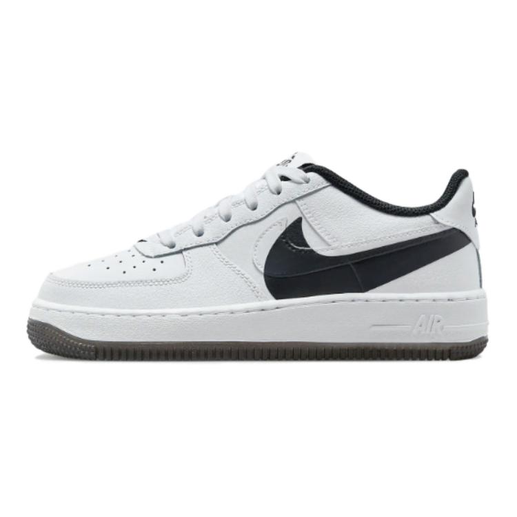 

Nike Air Force 1 Противоскользящие Износостойкие Низкие Детские Скейтбординг Кроссовки, черный белый