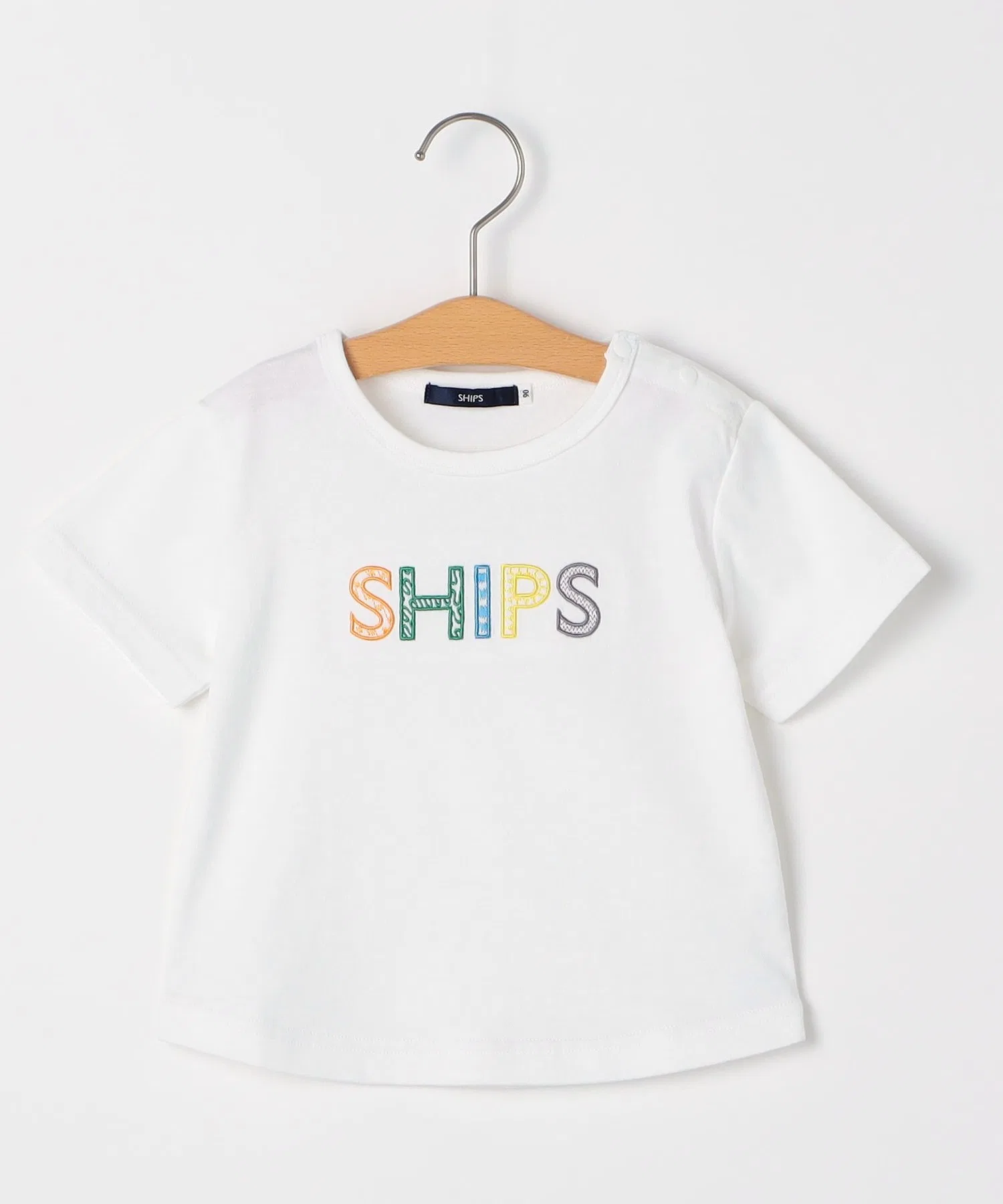 Детская футболка с логотипом SHIPS KIDS белая