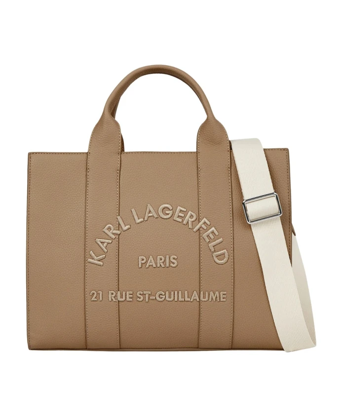 

Сумка-Тоут среднего размера Rue St-Guillaume Karl Lagerfeld, коричневый