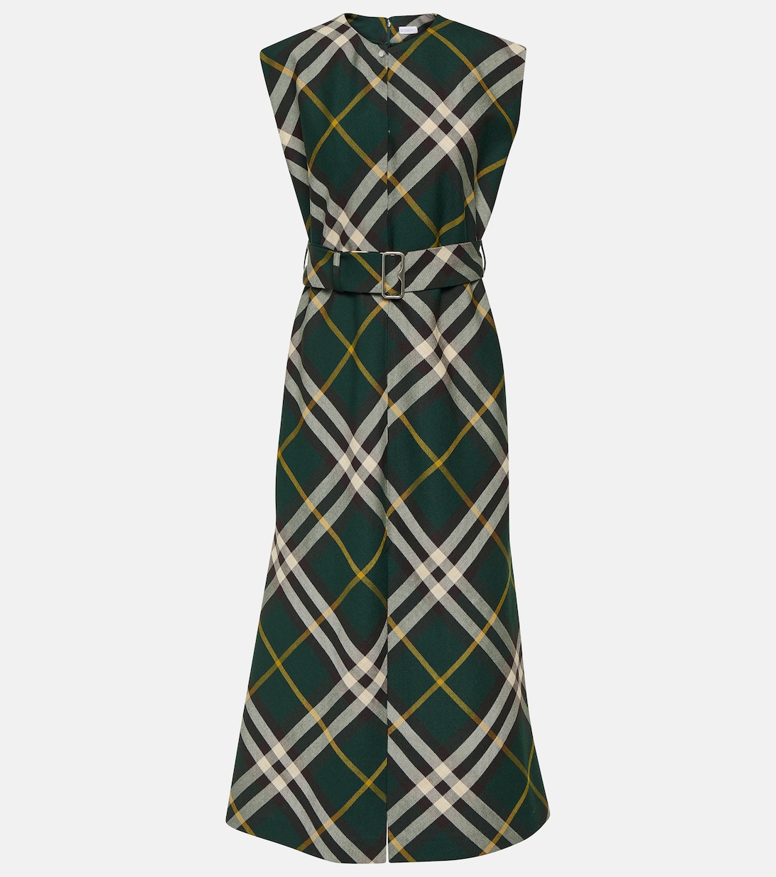 

Платье миди из шерсти в клетку Burberry Burberry, Ivy Ip Check