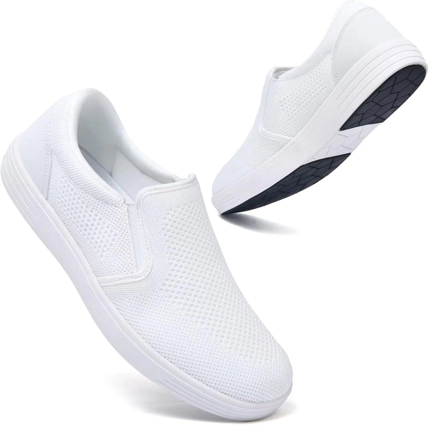 Мужские слипоны, дышащие, konhill, All White
