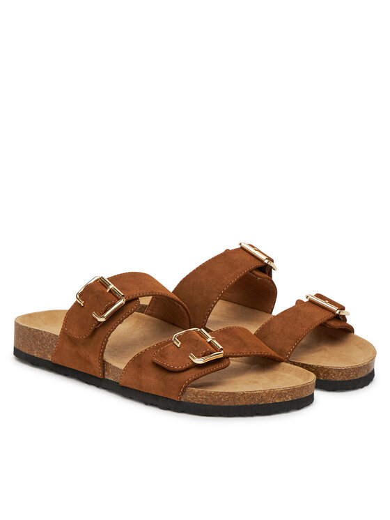 Мюли Onlmaxi-13 Pu Strap Buckle 15331392 Only Shoes, коричневый — фото 2