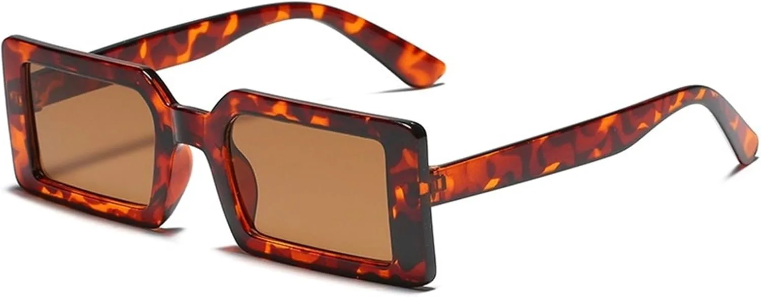 

Солнцезащитные очки квадратной формы для мужчин и женщин, небольшие, для занятий спортом на открытом воздухе и для поездок на работу Generic, Multi-colored