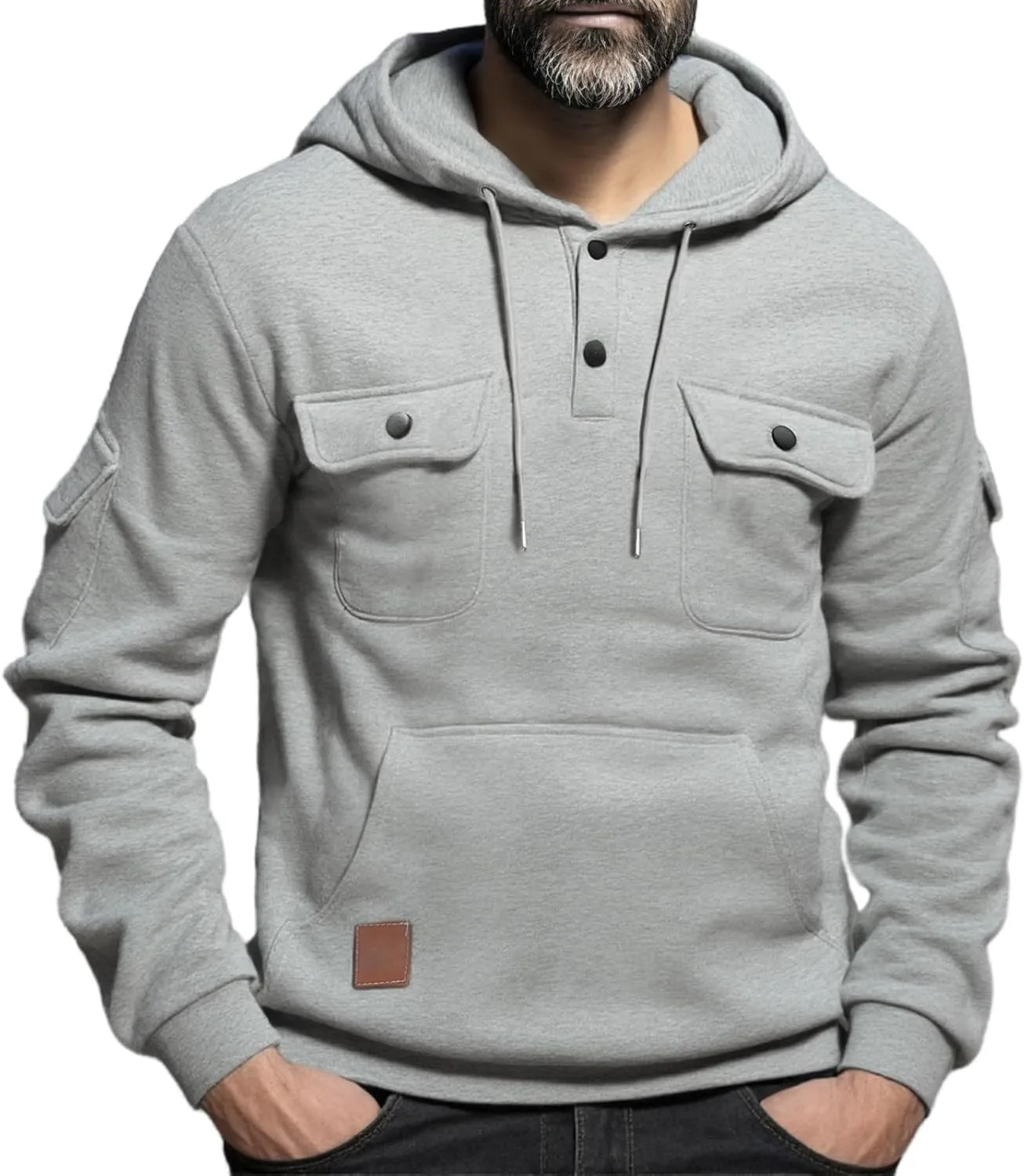 

Толстовка Thatrich Cargo с капюшоном и карманами