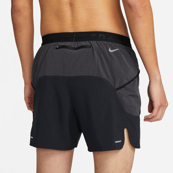 Шорты dri fit 13 см короткие шорты на подкладке для трейлраннинга Nike, черный — фото 4