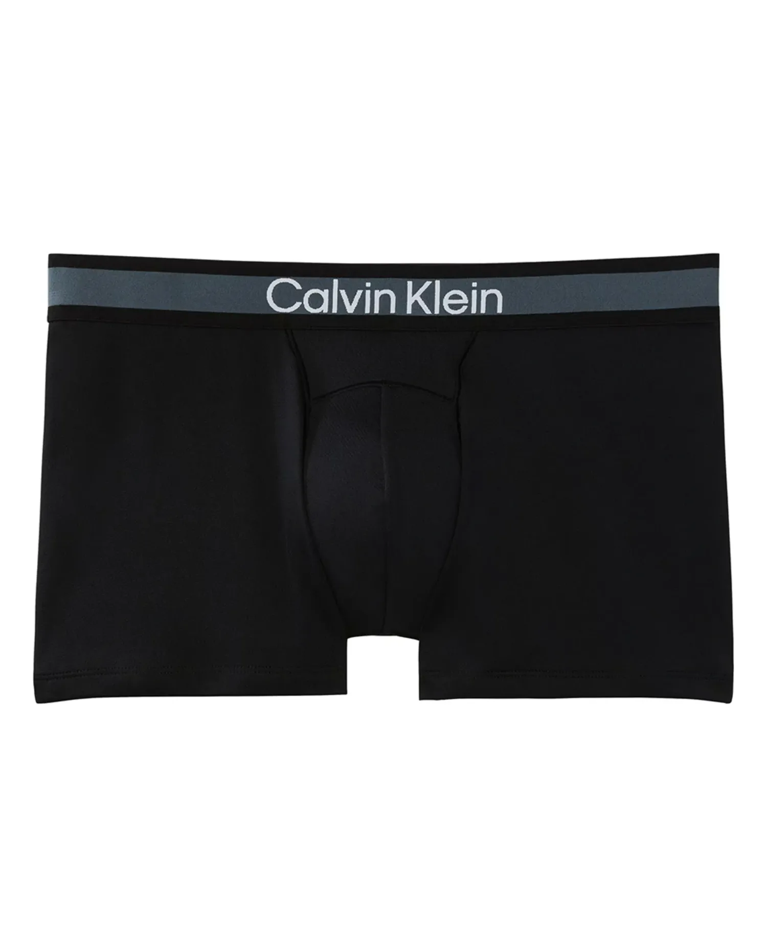 Короткие боксерские трусы индивидуальные Calvin Klein, черный — фото 4
