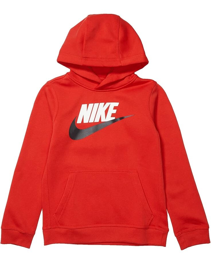 

Пуловер Nike Kids Sportswear Club + HBR Pullover, цвет University Red