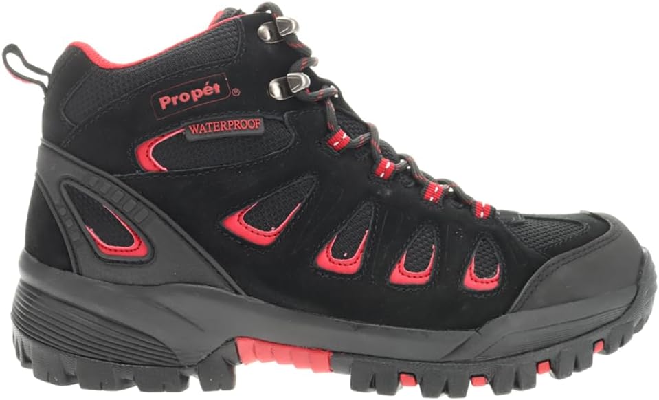 

Мужские ботинки Propet Ridge Walker с круглым носком для пеших прогулок и повседневной носки, на щиколотку - коричневые