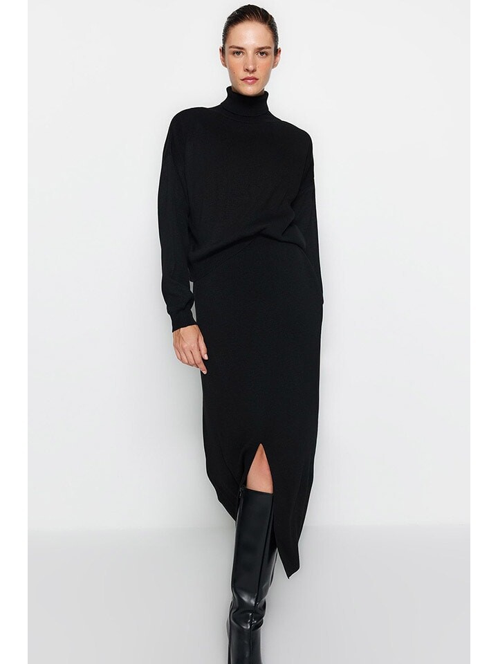 

Пуловер trendyol 2tlg Outfit, черный