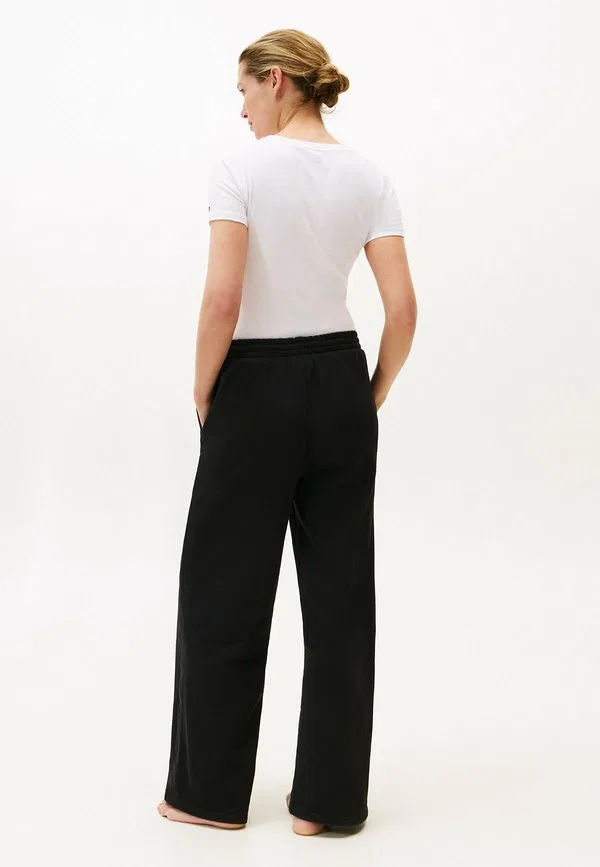 Незаменимые пижамные штаны с широкими штанинами Tommy Hilfiger, Black — фото 3
