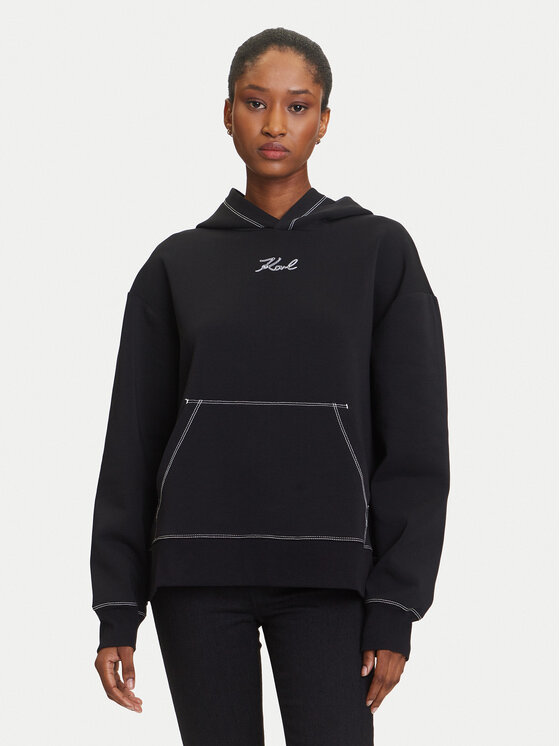 

Свитшот relaxed fit A3W20011 Karl Lagerfeld, чёрный