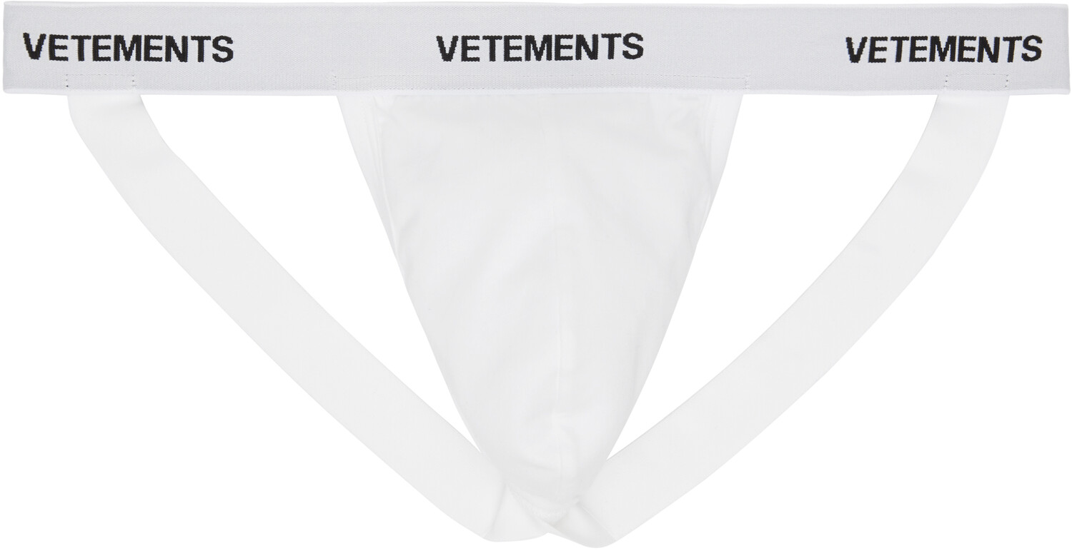 

VETEENTS Тканый ремень-джокер с логотипом VETEMENTS