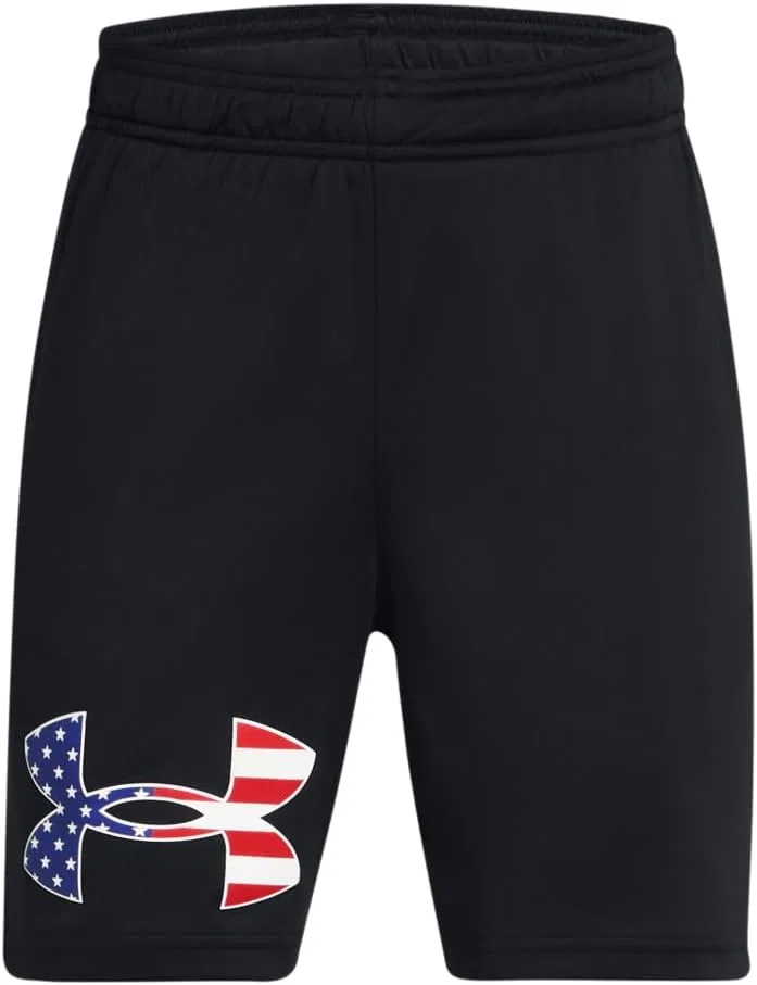 Детские шорты Under Armour Freedom Tech, (001) Black//White