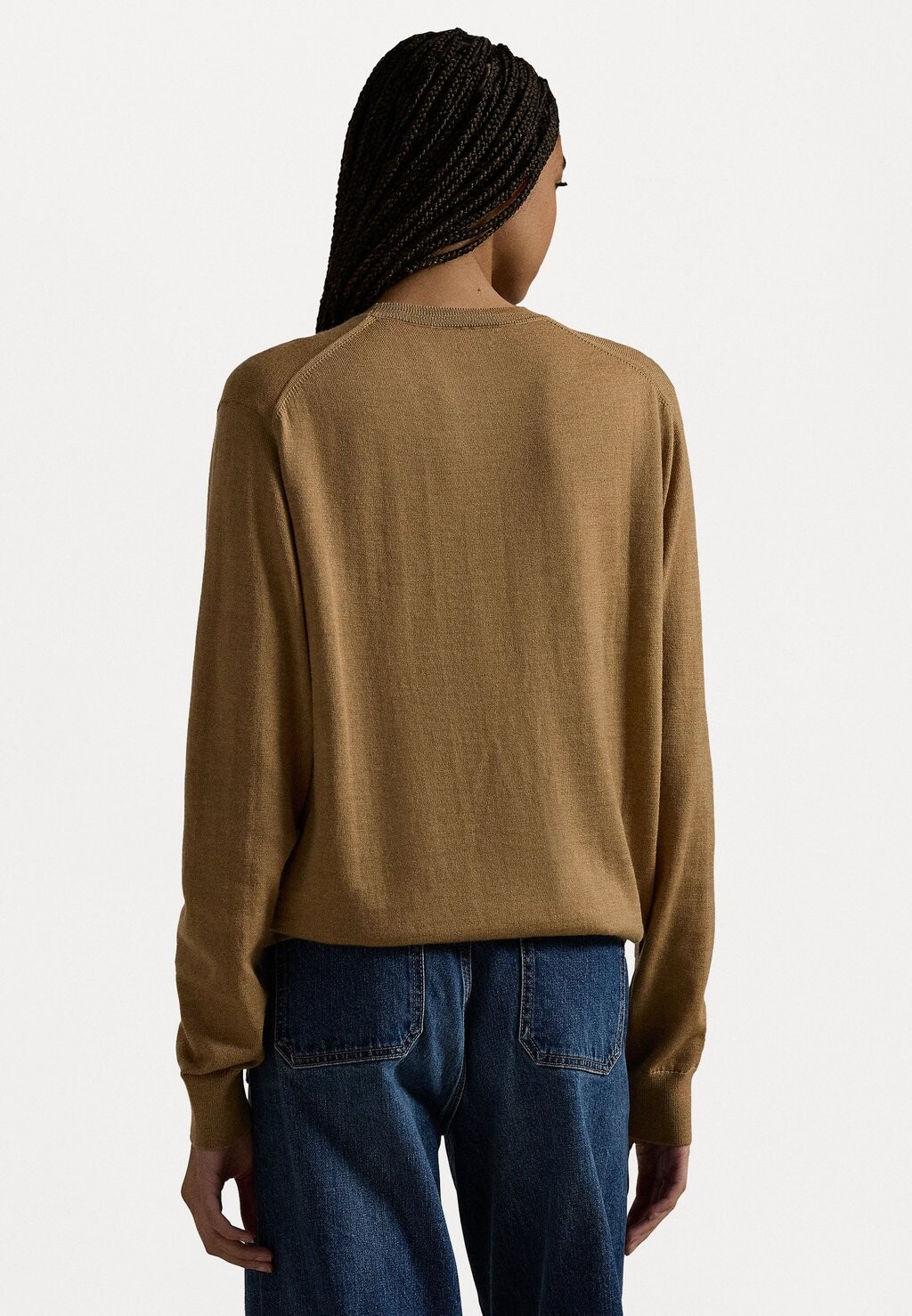 

Свитер WOOL CREWNECK SWEATER Ralph Lauren, песочный