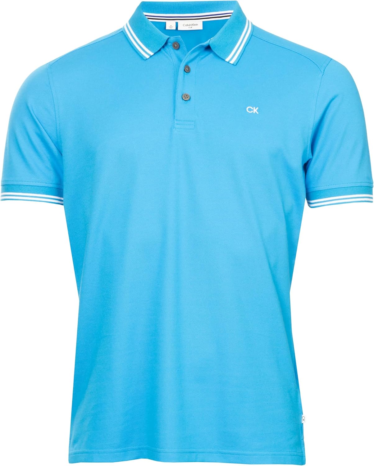 

Мужская легкая рубашка-поло для гольфа Calvin Klein Campus Tipped, Blue, Синий, Мужская легкая рубашка-поло для гольфа Calvin Klein Campus Tipped, Blue