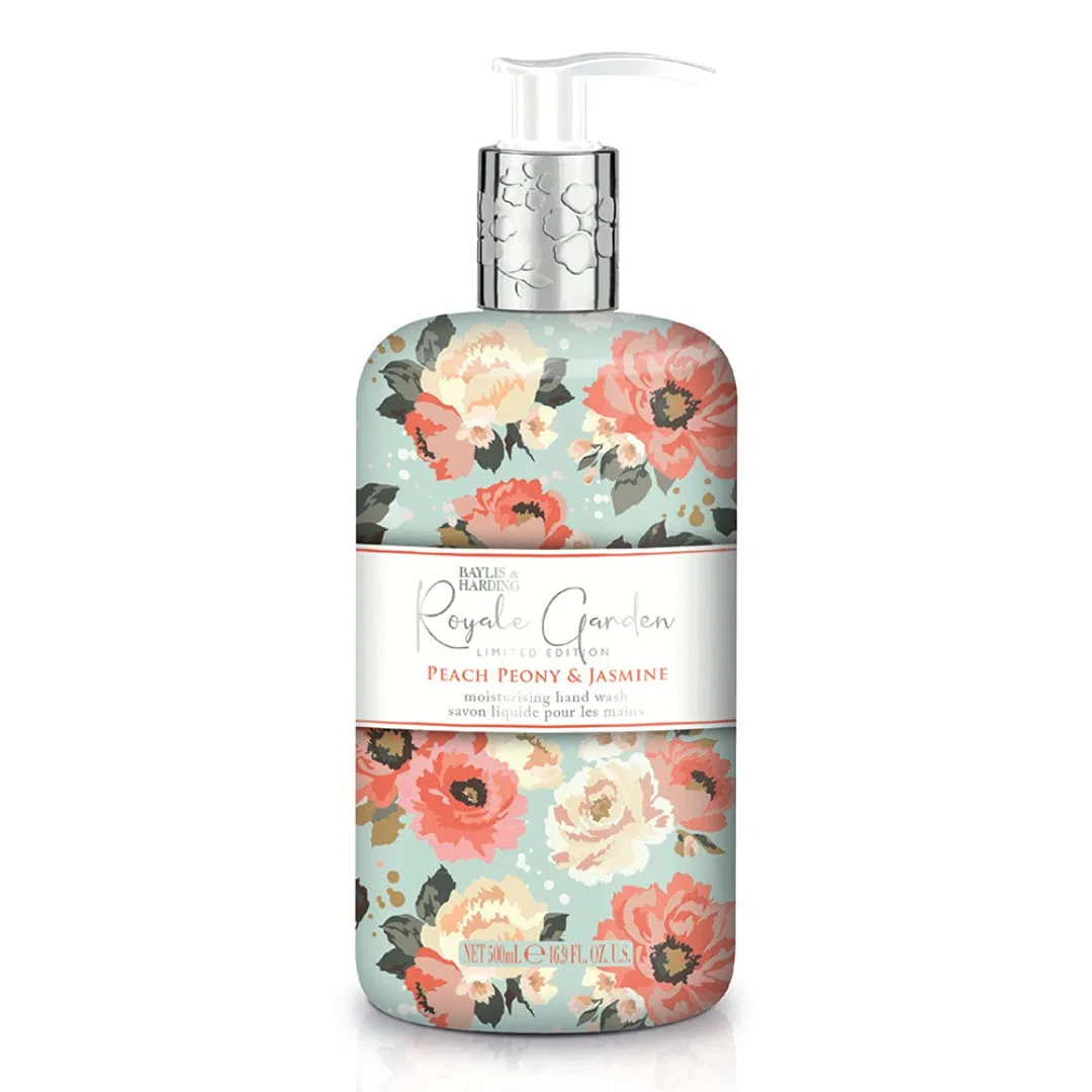 Жидкое мыло для рук «Royale Garden Peach Peony & Jasmine» от Baylis & Harding, 500 мл (6 шт.) Baylis & Harding — фото 2