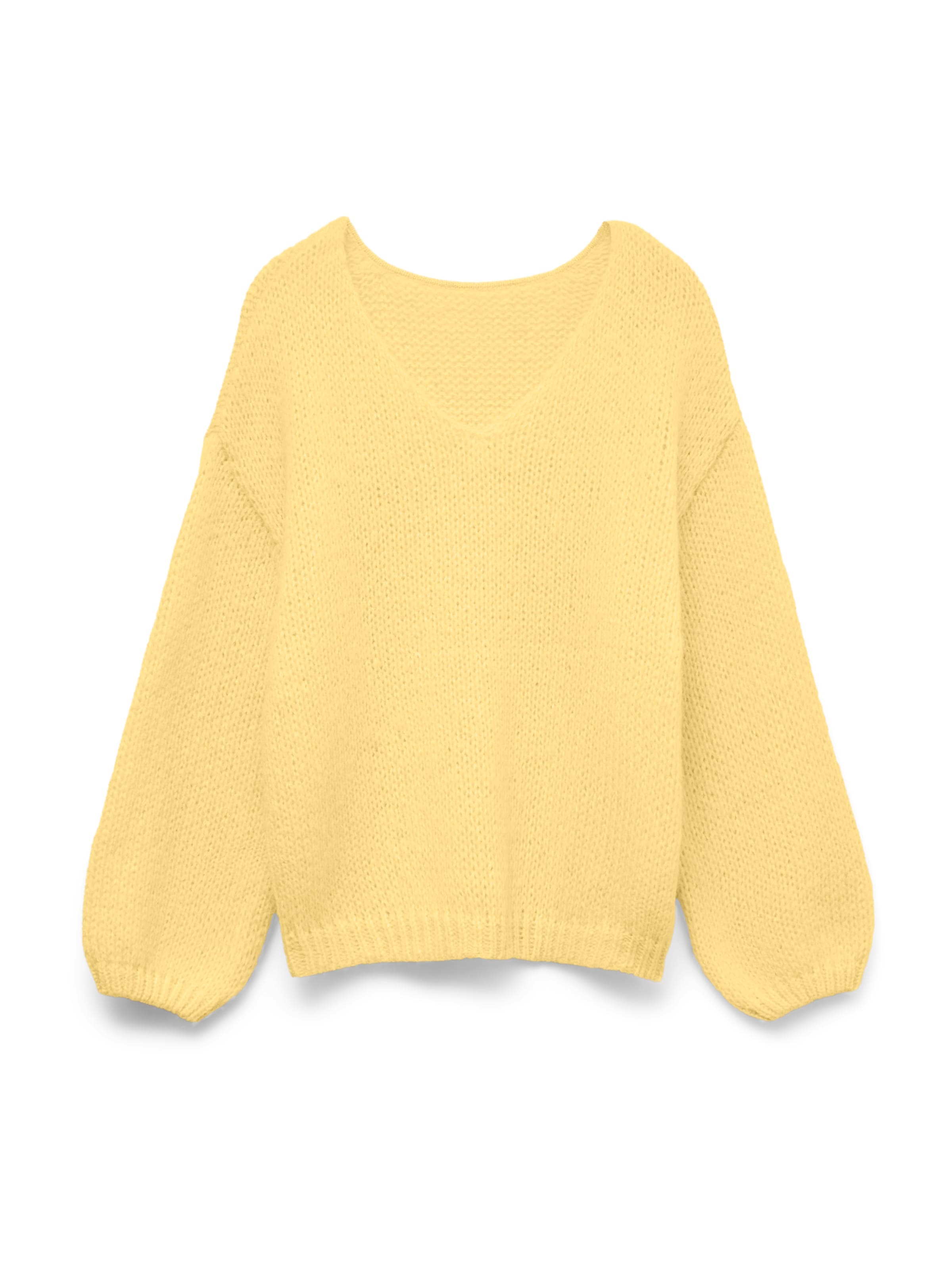 

VERO MODA Свитер оверсайз 'VMMaybe' в светло-желтом цвете