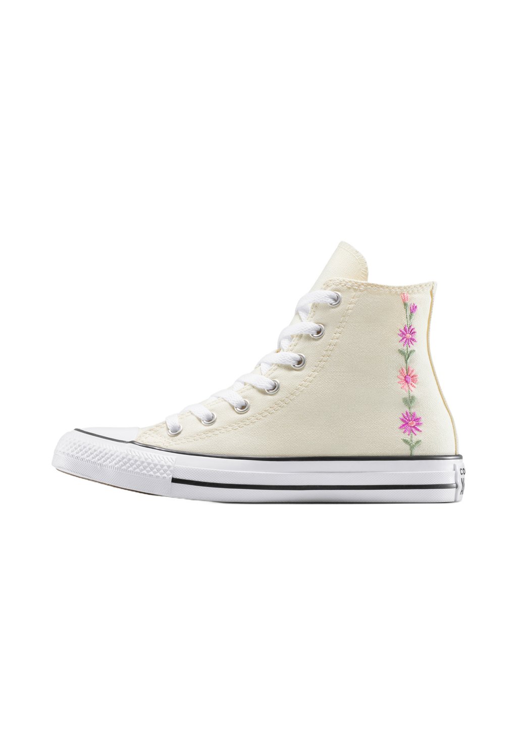 

Высокие кроссовки CHUCK TAYLOR EMBROIDERED FLORALS Converse, кремовый