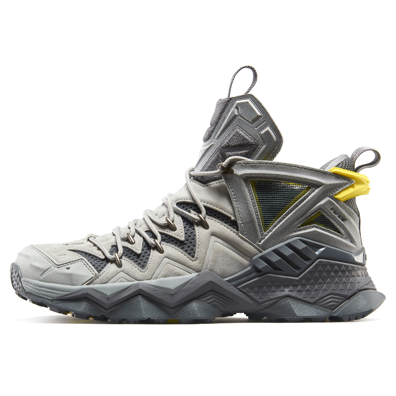 

Мужские кроссовки Mid-Top Outdoor серо-желтые RAX, светло-серый/лимонный