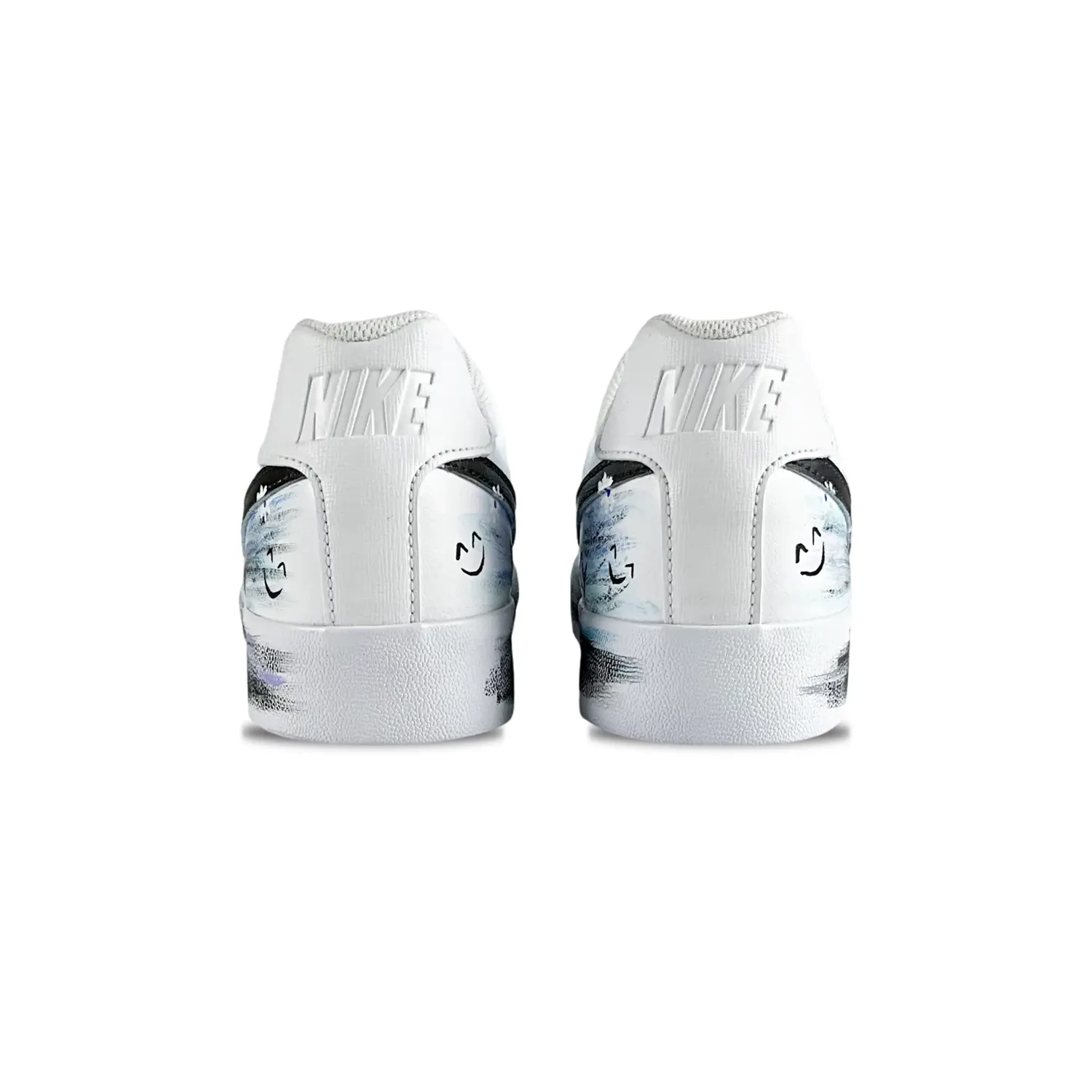 

Кроссовки Nike Court Royale Skateboarding Shoes Unisex Low-top White/blue, белый/синий