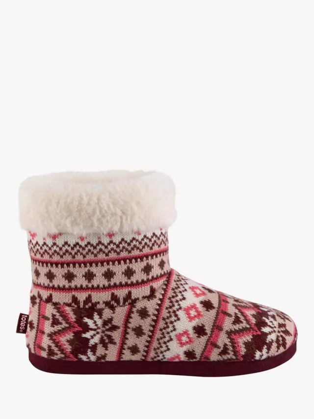 

Тапочки totes Fairisle Knit Boot