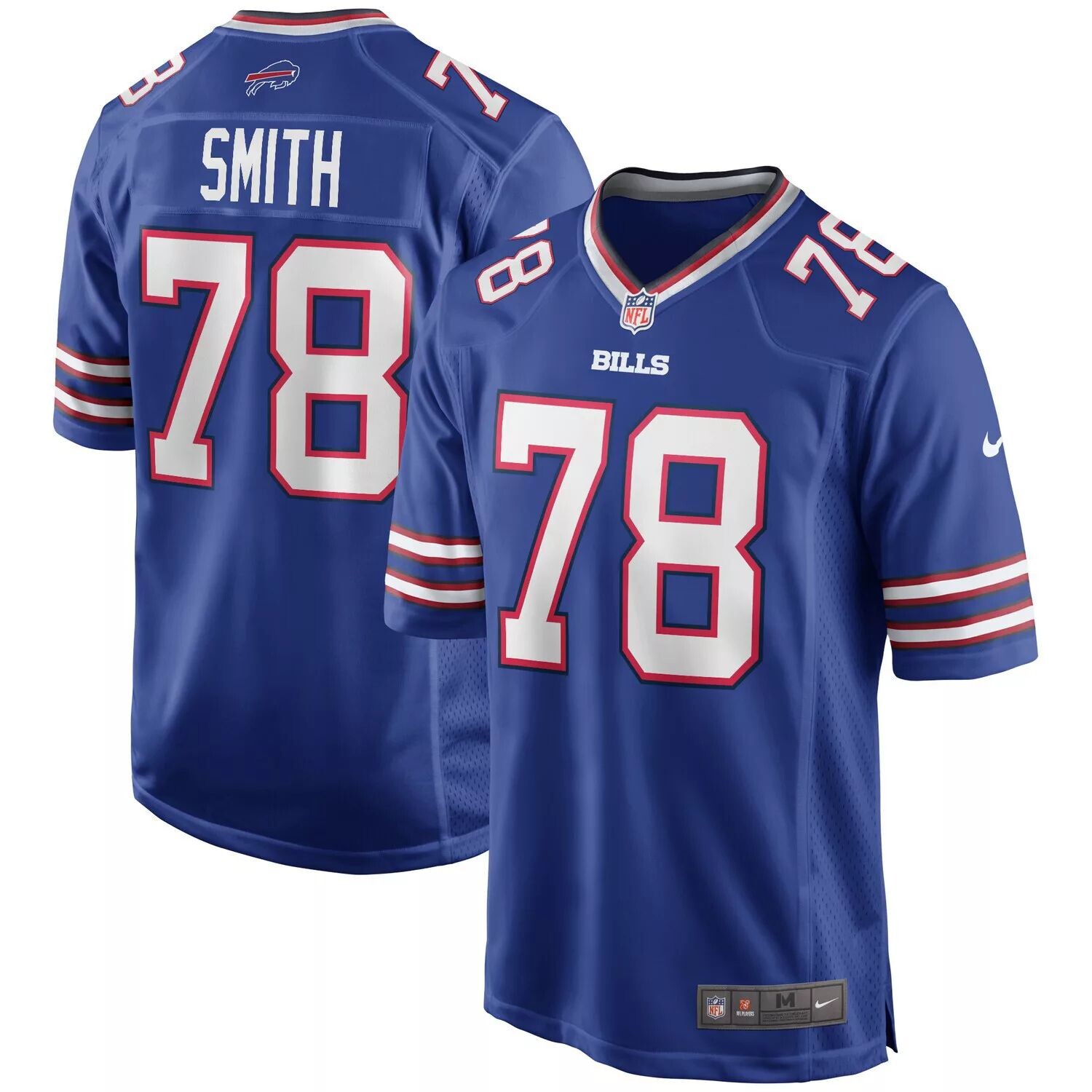 

Мужская майка для пенсионеров Брюса Смита Royal Buffalo Bills Game Nike