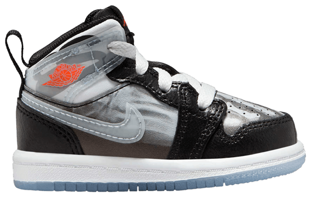 

Кроссовки Air Jordan 1 Mid SS TD 'X-Ray', черный