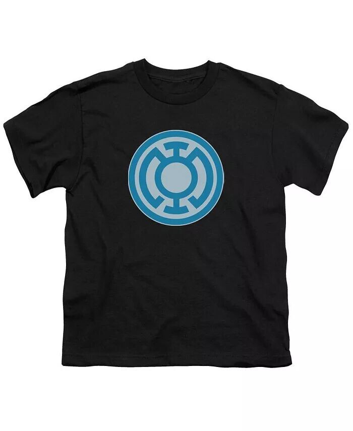 

Футболка с коротким рукавом и синим символом для мальчиков Green Lantern, черный