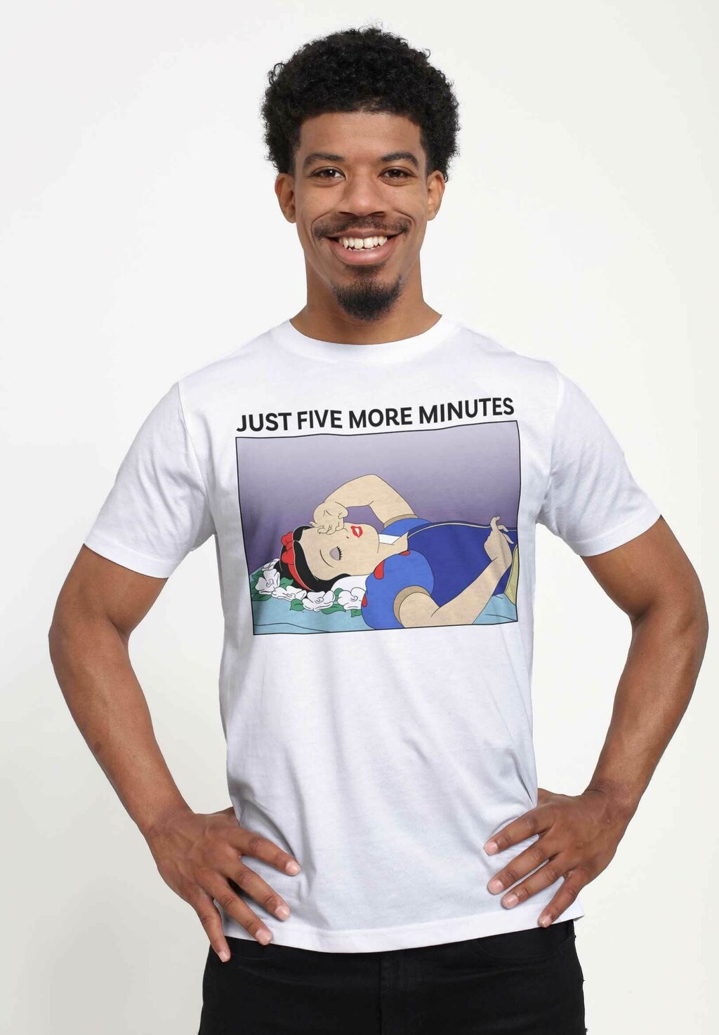 

Футболка с принтом Snow White Snow White Snooze Unisex Disney, белый