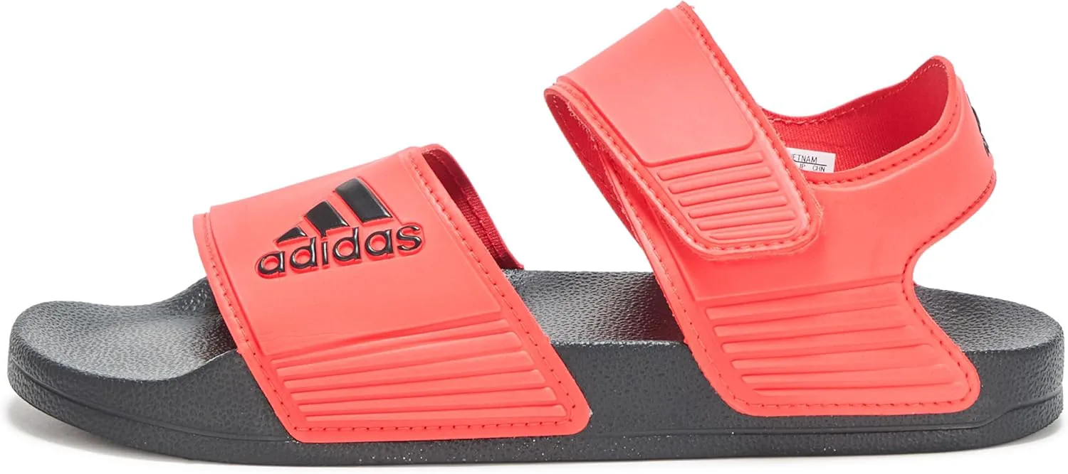 Сланцы Adidas Kids Adilette, ярко-красный/черный