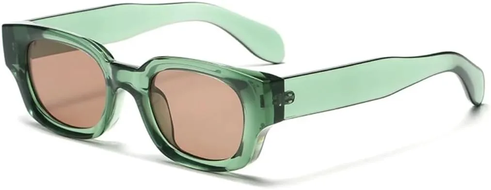 

Солнцезащитные очки для мужчин и женщин - защита UV400 - яркие цвета: панк, сине-зеленый, для занятий спортом на открытом воздухе и вождения DSVIGF, Green