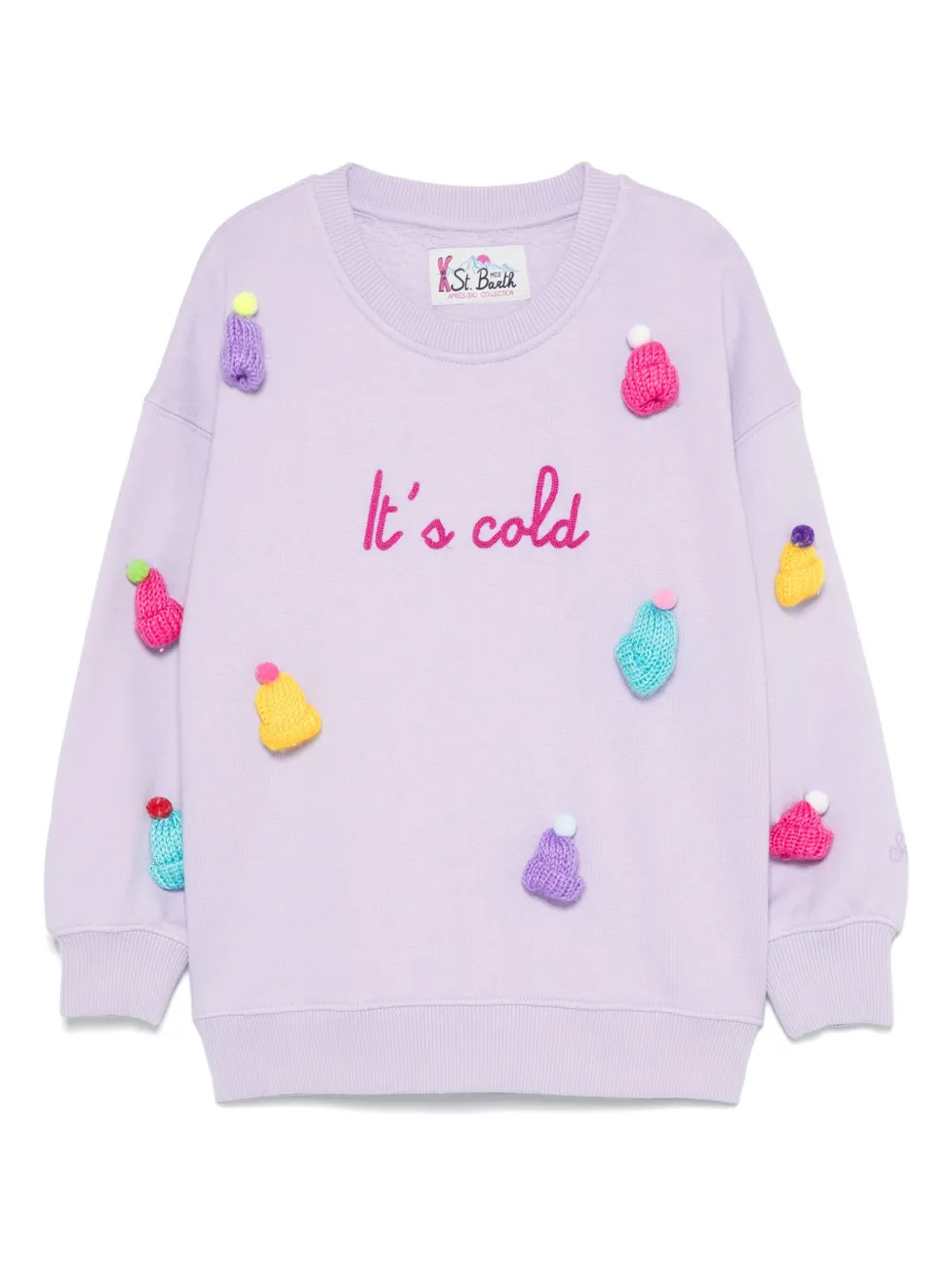 

Толстовка Briony MC2 Saint Barth Kids, фиолетовый