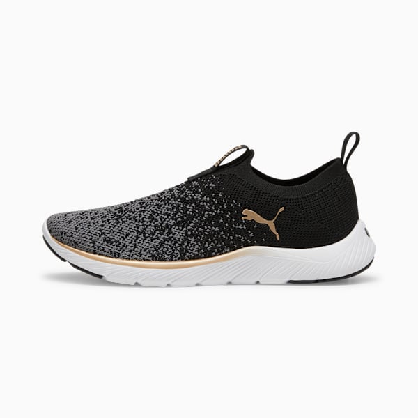Женские туфли без застежек Softride Remi Slip-On Knit Puma, черный
