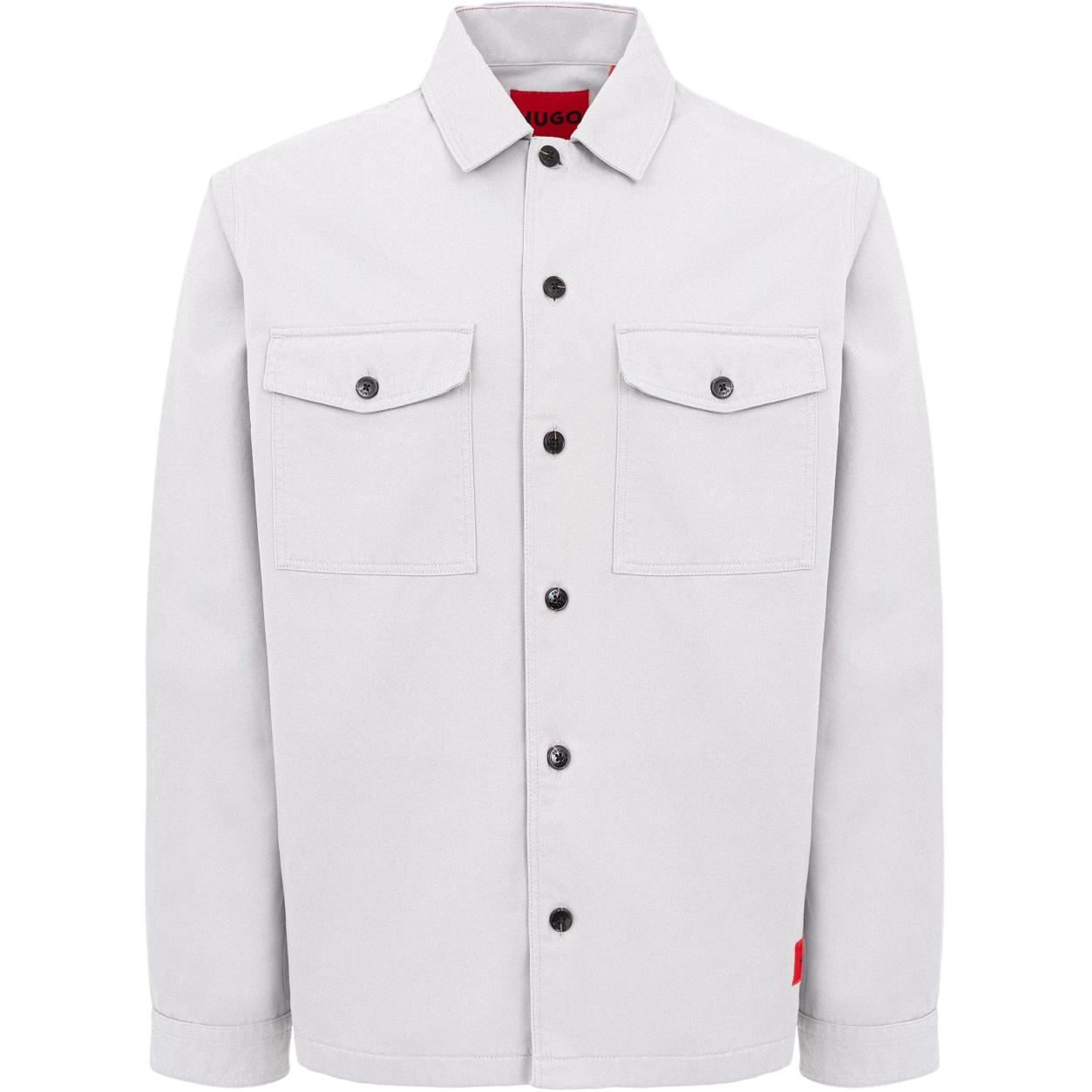 

Hugo Boss Мужская рубашка, серые с лацканами, средней толщины, другие