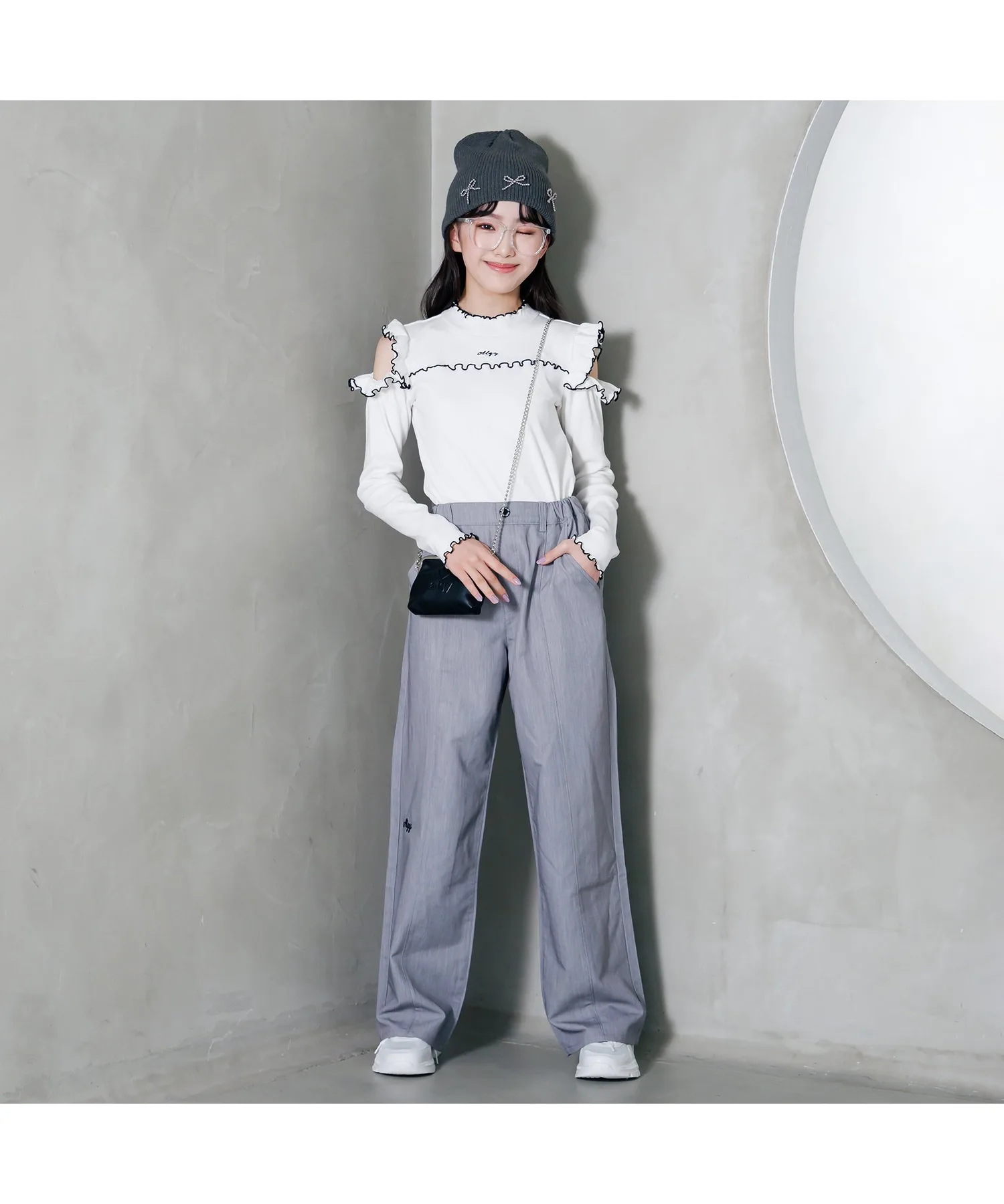 Детские кроссовки с дизайнерской подошвой Algy Off White — фото 2